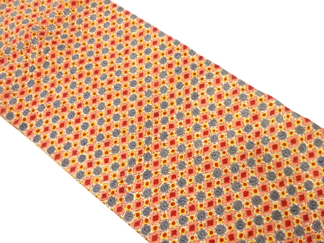 アンティーク　花模様名古屋帯（着用可）